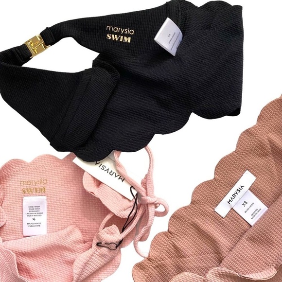 MARYSIA Swim Bottoms 2 Pc Bundle Pink Blush XS - Picture 7 of 10